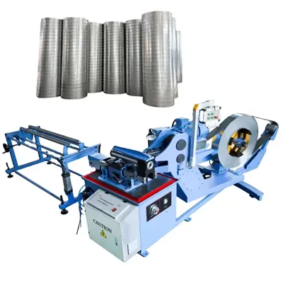 Meaisín Foirmithe Duct Babhta Cruach Do Dhéanamh Píob Aeir Bíseach Agus Seol Tubeformer Chun na P...